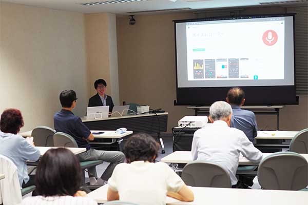 神林瑛治氏（合同会社ヒバナ代表）講習会の様子